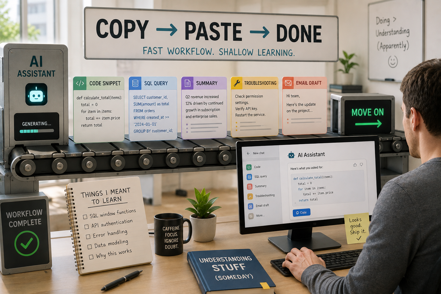 Copy. Paste. Forget.
