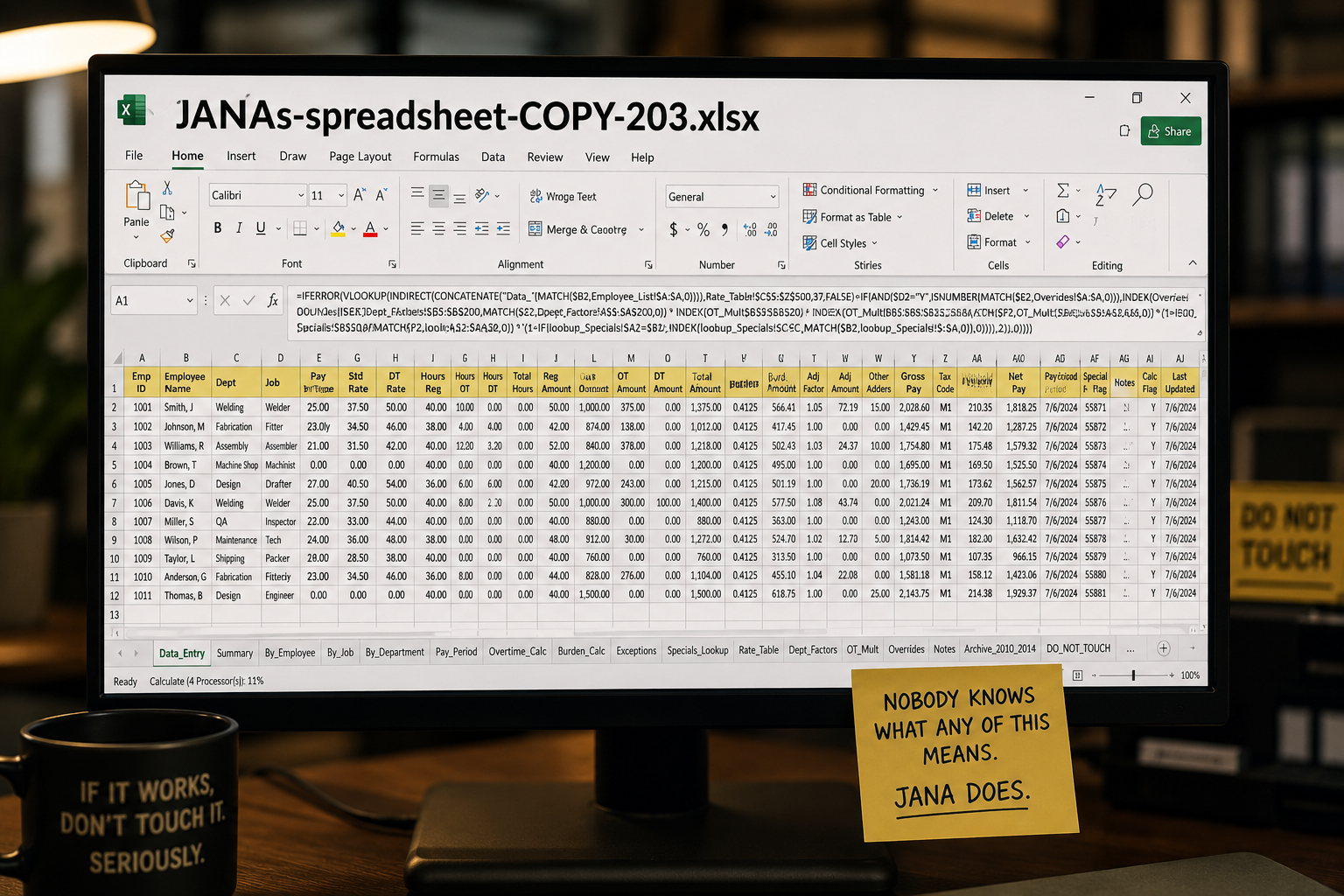 The Spreadsheet Everyone Was Afraid to Touch